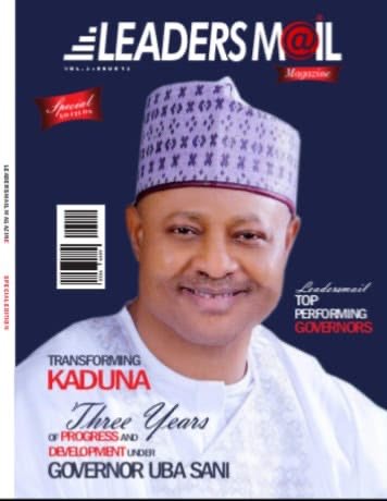 LeadersMail Magazine special edition featuring Kaduna State Governor Uba Sani